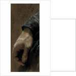 My Right Hand Drawn With my Left Hand, 1848 by Adolph Friedrich Erdmann von Menzel