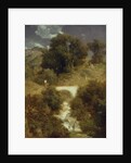 Roman Landscape with a Bridge, 1863 by Arnold Bocklin