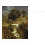 Roman Landscape with a Bridge, 1863 by Arnold Bocklin