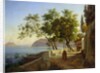 The Terrace of the Capucins in Sorrento, 1828 by Joachim Faber