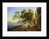 The Terrace of the Capucins in Sorrento, 1828 by Joachim Faber