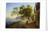 The Terrace of the Capucins in Sorrento, 1828 by Joachim Faber
