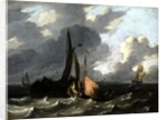 Seascape by Ludolf I Backhuysen