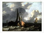 Seascape by Ludolf I Backhuysen