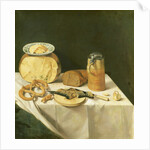Breakfast Still Life by Johann Georg (1630/31-88) Hinz