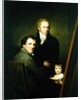 Self portrait with the Foster Daughter Lina Groger and the painter Heinrich Jakob Aldenrath, c.1801-15 by Friedrich Carl Groger
