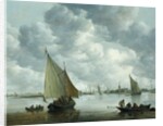 Fishingboat in an Estuary, 1655 by Jan Josephsz van Goyen
