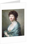The Daughter: Portrait of Caroline Susanne Graff, 1801 by Anton Graff