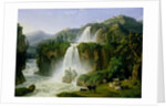 The Waterfall at Tivoli, 1785 by Jacob-Philippe Hackert