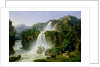 The Waterfall at Tivoli, 1785 by Jacob-Philippe Hackert