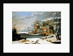 Winter Landscape, 1674 by Johann Oswald Harms