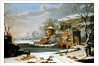 Winter Landscape, 1674 by Johann Oswald Harms