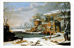 Winter Landscape, 1674 by Johann Oswald Harms