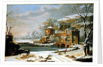 Winter Landscape, 1674 by Johann Oswald Harms