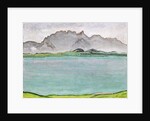 The Stockhorn Mountains and Lake Thun, 1911 by Ferdinand Hodler