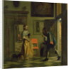 The Messenger, c.1669 by Pieter de Hooch