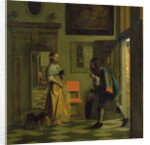 The Messenger, c.1669 by Pieter de Hooch