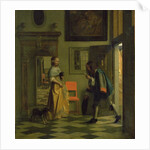 The Messenger, c.1669 by Pieter de Hooch