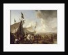 In front of the Market Tent by Pieter Wouwermans