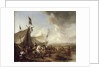 In front of the Market Tent by Pieter Wouwermans