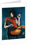Seated Man with a Raised Hand by Helmut von Hugel Kolle