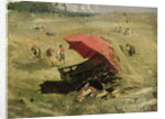 The Red Sunshade, c.1860 by Franz Seraph von Lenbach