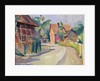 A Village Street by Franz Nolken