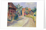 A Village Street by Franz Nolken