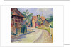 A Village Street by Franz Nolken