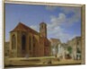 The Church Square in Wasserburg am Inn, 1838 by Michael Neher