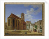 The Church Square in Wasserburg am Inn, 1838 by Michael Neher