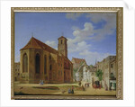 The Church Square in Wasserburg am Inn, 1838 by Michael Neher
