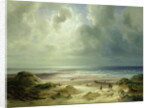 Dune by Hegoland, Tranquil Sea by Carl Morgenstern