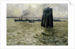 The Port of Hamburg, 1894 by Leopold Karl Walter von Kalckreuth