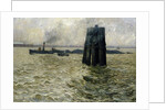 The Port of Hamburg, 1894 by Leopold Karl Walter von Kalckreuth
