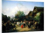 Homecoming from the Alpine Pasture, 1848 by Hermann Kauffmann