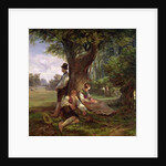 Peasants having a Siesta, 1841 by Hermann Kauffmann