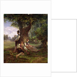 Peasants having a Siesta, 1841 by Hermann Kauffmann