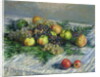 Still Life with Pears and Grapes, 1880 by Claude Monet