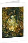 In the Wood at Fontainebleau by Theodore Rousseau