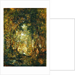 In the Wood at Fontainebleau by Theodore Rousseau