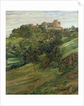 Lichtenberg Castle in Odenwald, 1900 by Heinrich Wilhelm Truebner