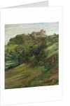 Lichtenberg Castle in Odenwald, 1900 by Heinrich Wilhelm Truebner