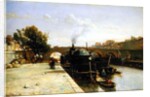 The Seine at Pont Marie, Paris, 1851 by Johan-Barthold Jongkind