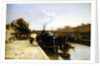 The Seine at Pont Marie, Paris, 1851 by Johan-Barthold Jongkind