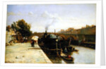 The Seine at Pont Marie, Paris, 1851 by Johan-Barthold Jongkind