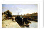The Seine at Pont Marie, Paris, 1851 by Johan-Barthold Jongkind