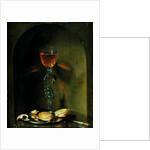 Still Life with Bread and Wine Glass by Isaac Luttichuys