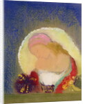 Profile of a Girl with Flowers, c.1900 by Odilon Redon