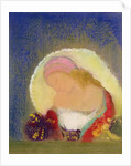 Profile of a Girl with Flowers, c.1900 by Odilon Redon